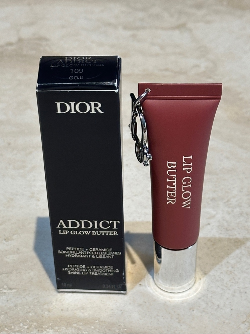 Dior Lip Glow Butter Hydrating Gloss Balm 109 Goji